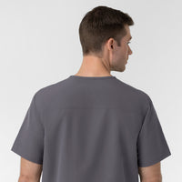 Carhartt Rugged Flex FLD Men's Ripstop V-Neck Scrub Top - Pewter