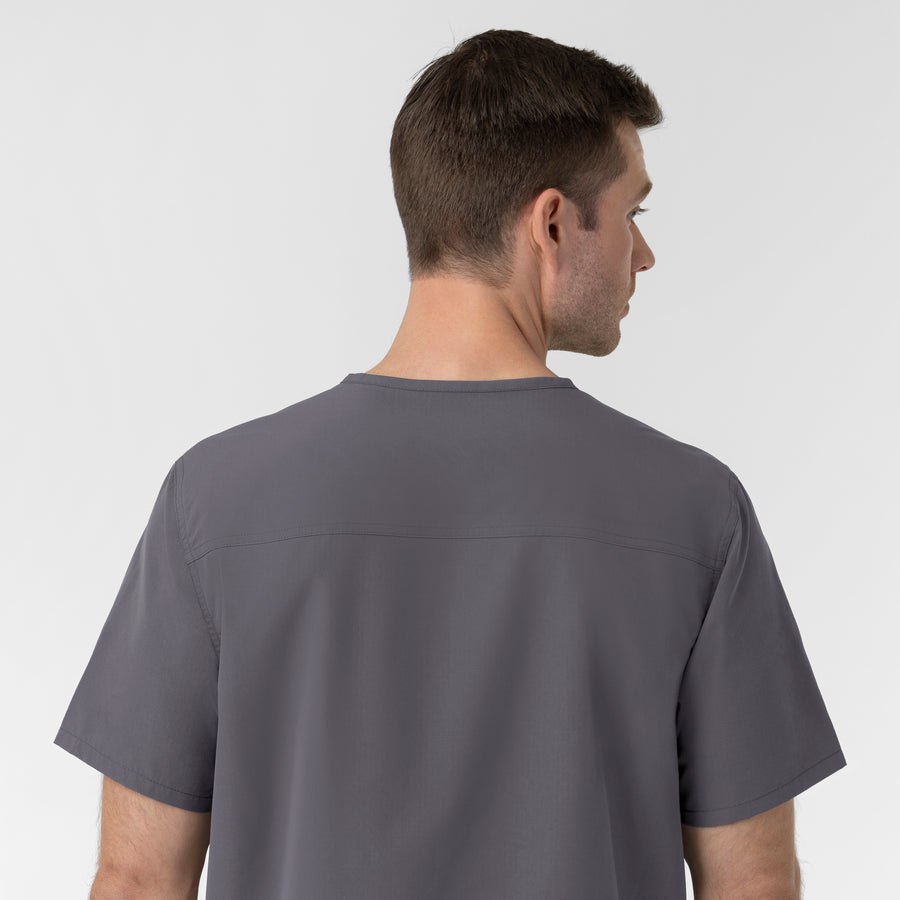 Carhartt Rugged Flex FLD Men's Ripstop V-Neck Scrub Top - Pewter