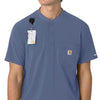 Force Cross-Flex Men's Henley Scrub Top Riverside side detail 2