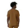 Force Cross-Flex Men's V-Neck Scrub Top Carhartt Brown back view