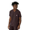 Carhartt Force Cross-Flex Men's V-Neck Scrub Top - Dark Sepia side