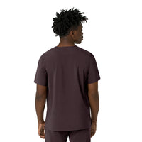 Carhartt Force Cross-Flex Men's V-Neck Scrub Top - Dark Sepia back