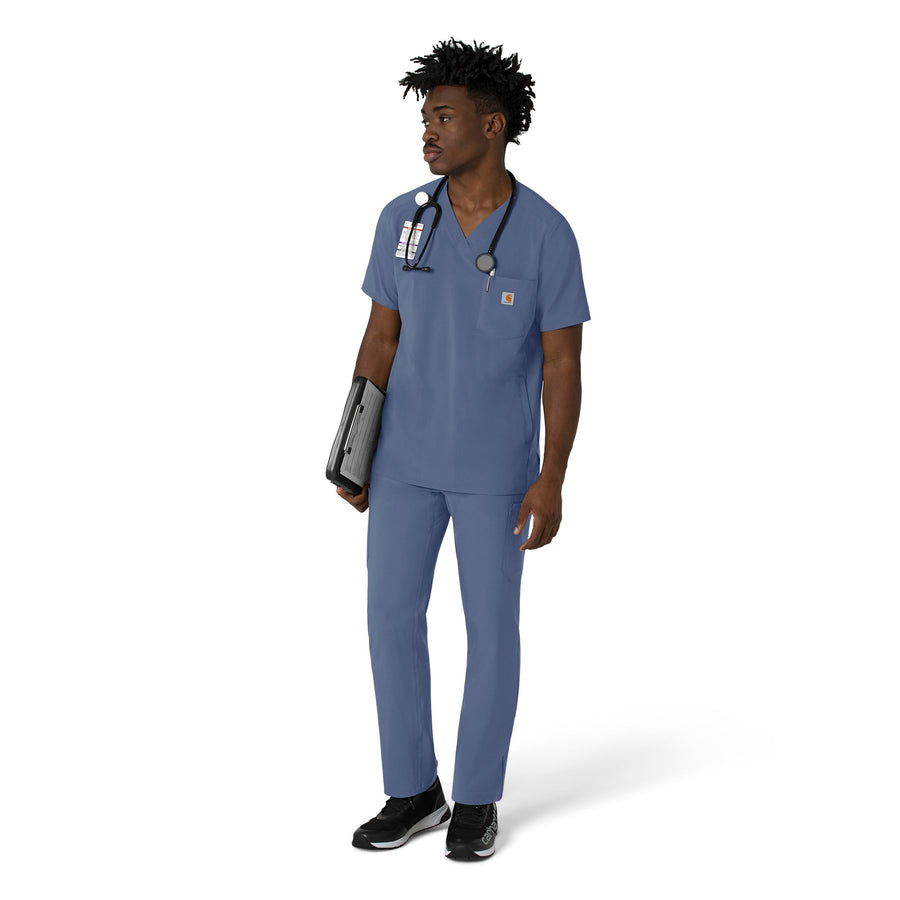 Force Cross-Flex Men's V-Neck Scrub Top Riverside full scrub set