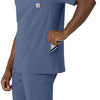 Force Cross-Flex Men's V-Neck Scrub Top Riverside side detail 2