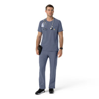 Carhartt Cross-Flex Men's Crew Neck Scrub Top - Approaching Storm