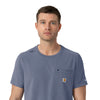 Carhartt Cross-Flex Men's Crew Neck Scrub Top - Approaching Storm