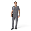 Force Cross-Flex Men's Crew Neck Scrub Top Pewter full scrub set