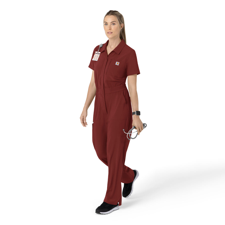 Force Cross-Flex Women’s Force Cross-Flex Short Sleeve Scrub Coverall Amber Terrain full scrub set