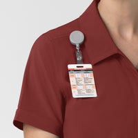 Force Cross-Flex Women’s Force Cross-Flex Short Sleeve Scrub Coverall Amber Terrain side detail 1