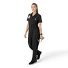 Force Cross-Flex Women’s Force Cross-Flex Short Sleeve Scrub Coverall Black full scrub set