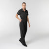 Force Cross-Flex Women’s Force Cross-Flex Short Sleeve Scrub Coverall Black side view