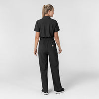 Force Cross-Flex Women’s Force Cross-Flex Short Sleeve Scrub Coverall Black back view