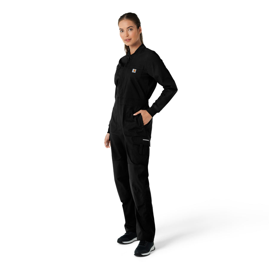 Rugged Flex RSCU Women's Ripstop Coverall Black side view