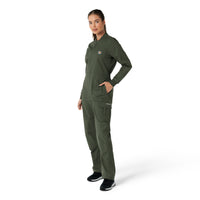 Rugged Flex RSCU Women's Ripstop Coverall Olive side view