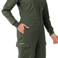 Rugged Flex RSCU Women's Ripstop Coverall Olive back detail