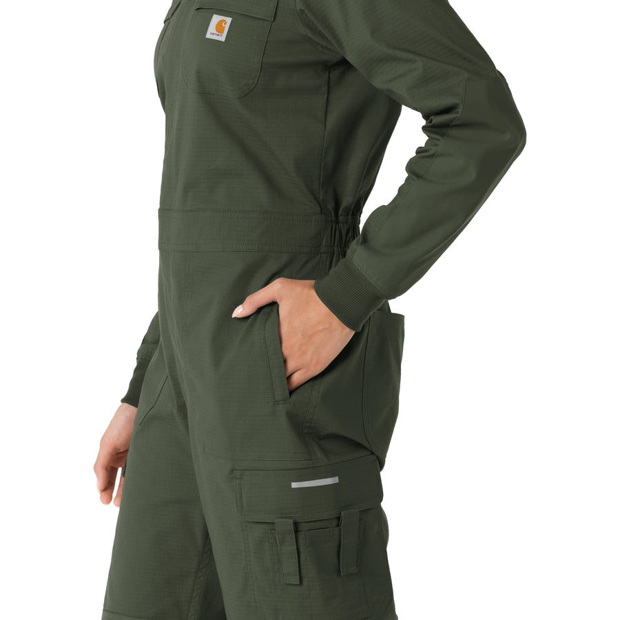 Carhartt Rugged Flex RSCU Women's Ripstop Coverall - Olive