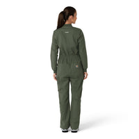 Rugged Flex RSCU Women's Ripstop Coverall Olive back view