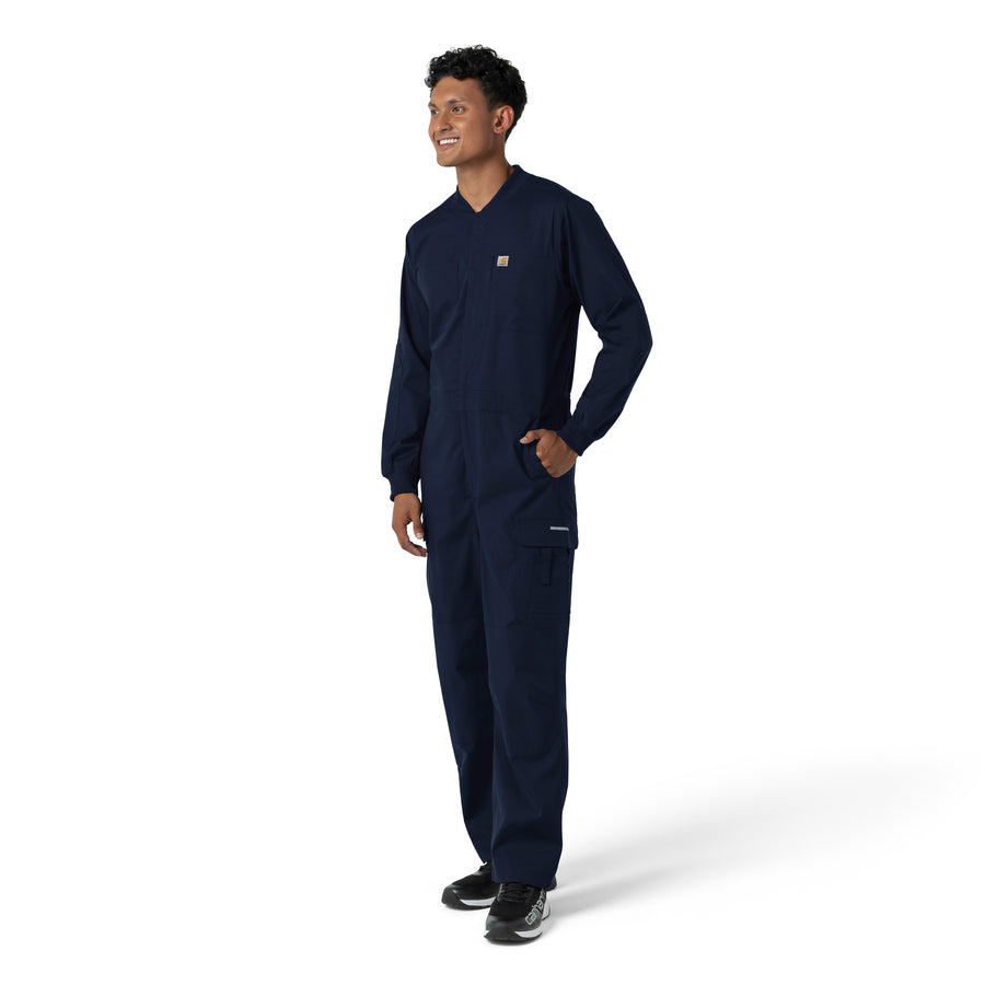 Rugged Flex RSCU Men's Ripstop Coverall Dark Navy side view