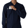 Rugged Flex RSCU Men's Ripstop Coverall Dark Navy hemline detail