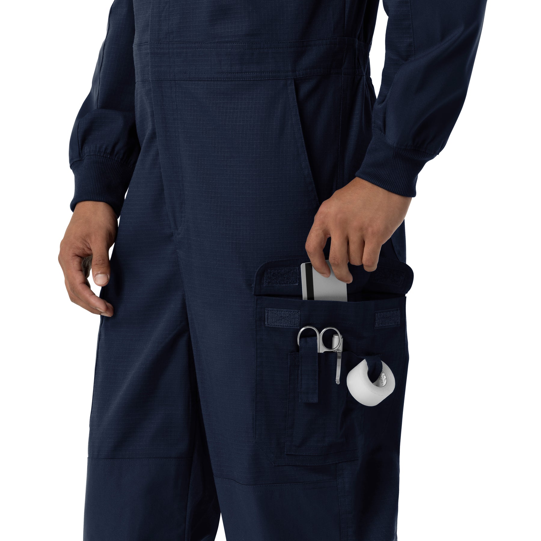 Carhartt Rugged Flex RSCU Men's Ripstop Coverall - Dark Navy