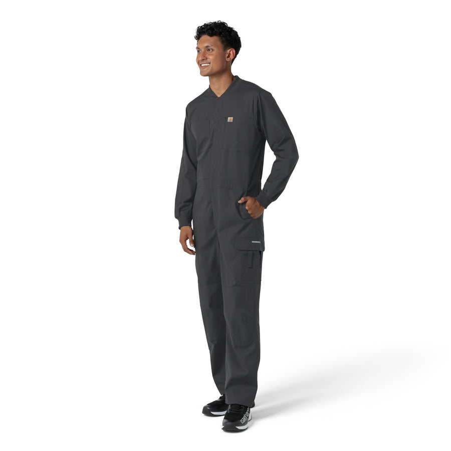 Rugged Flex RSCU Men's Ripstop Coverall Pewter side view