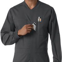 Rugged Flex RSCU Men's Ripstop Coverall Pewter back detail