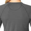 Force Sub-Scrubs Women's Performance Long Sleeve Tee Pewter side detail 2