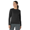Layers Women's Performance Long Sleeve Tee Black Heather
