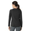 Layers Women's Performance Long Sleeve Tee Black Heather back view