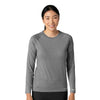 Force Sub-Scrubs Women's Performance Long Sleeve Tee Grey Heather