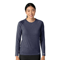 Carhartt Force Sub-Scrubs Women's Long Sleeve Tee - Navy Heather