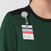 Carhartt Women's Crew Neck Fleece Scrub Sweatshirt - Douglas Fir Badge Loop