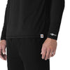 Force Sub-Scrubs Men's Performance Long Sleeve Tee Black side detail 2