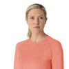 Carhartt Force Women's Performance Long Sleeve Tee - Dusty Cedar Heather