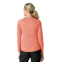 Carhartt Force Women's Performance Long Sleeve Tee - Dusty Cedar Heather