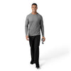 Force Sub-Scrubs Men's Performance Long Sleeve Tee Grey Heather full scrub set