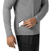 Force Sub-Scrubs Men's Performance Long Sleeve Tee Grey Heather front detail