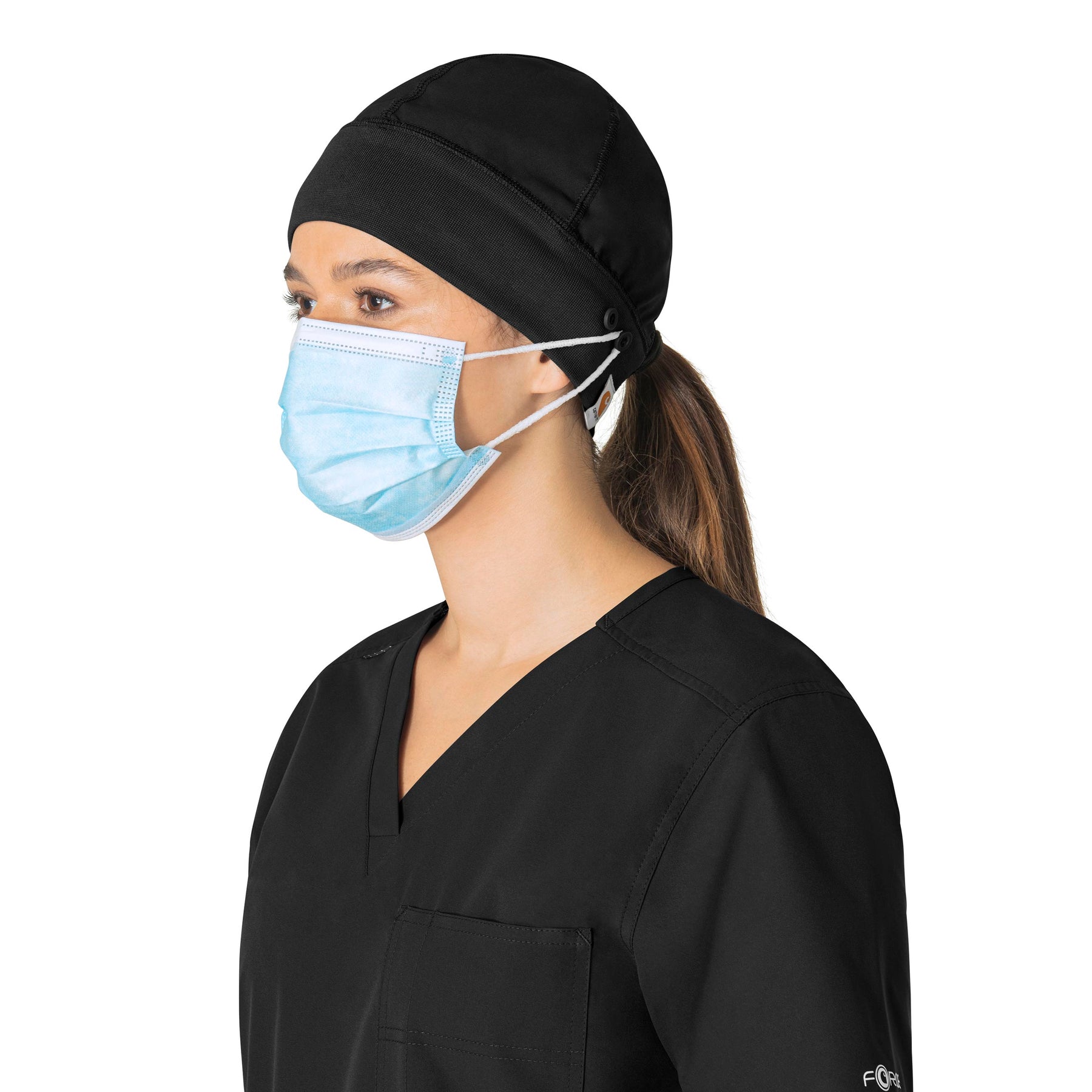 Carhartt Force Essentials Unisex Beanie Scrub Cap - Black