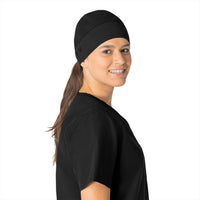 Force Essentials Unisex Beanie Scrub Cap Black front detail