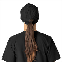 Force Essentials Unisex Beanie Scrub Cap Black back view