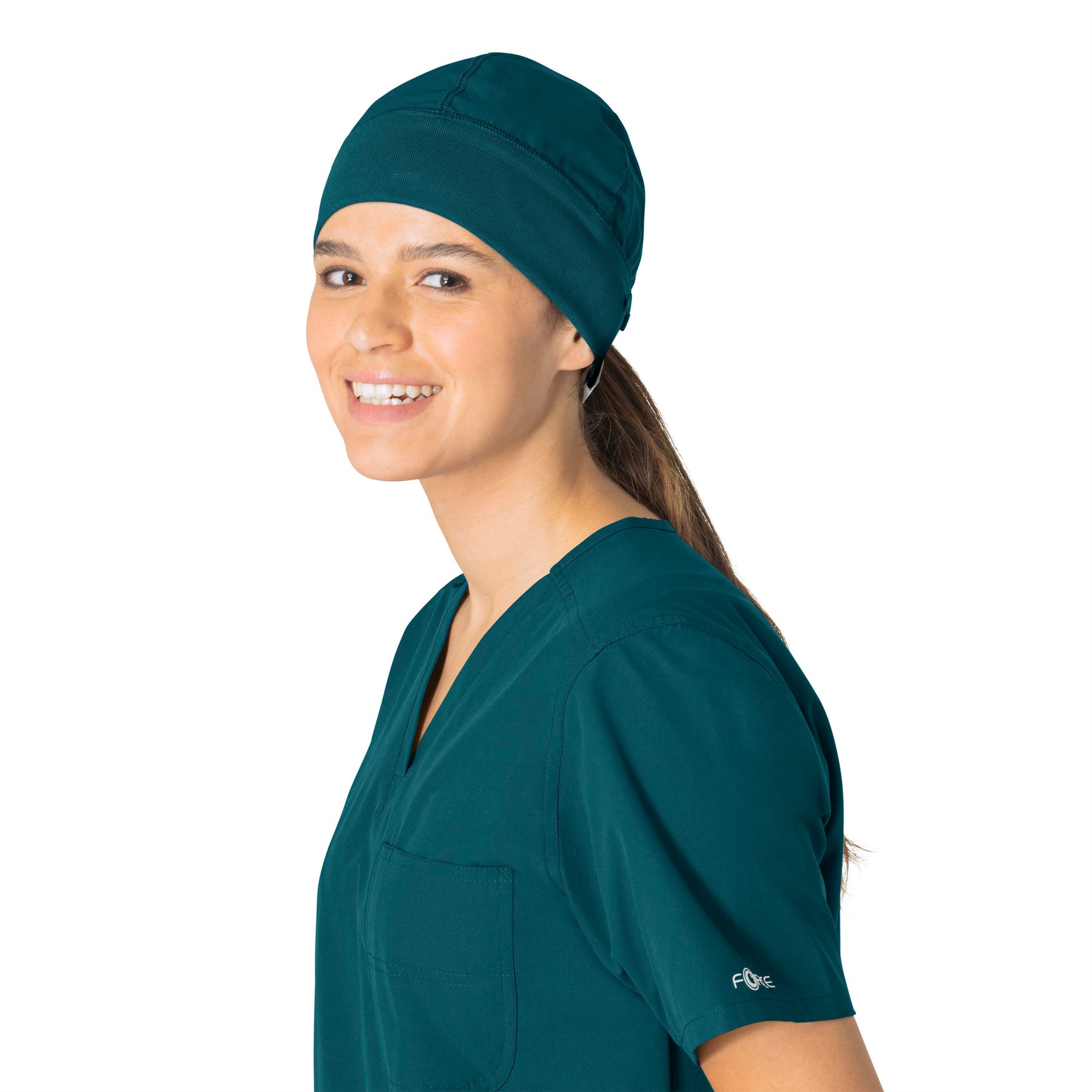 Carhartt Force Essentials Unisex Beanie Scrub Cap - Caribbean Blue