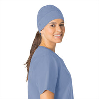 Force Essentials Unisex Beanie Scrub Cap Ceil Blue front detail