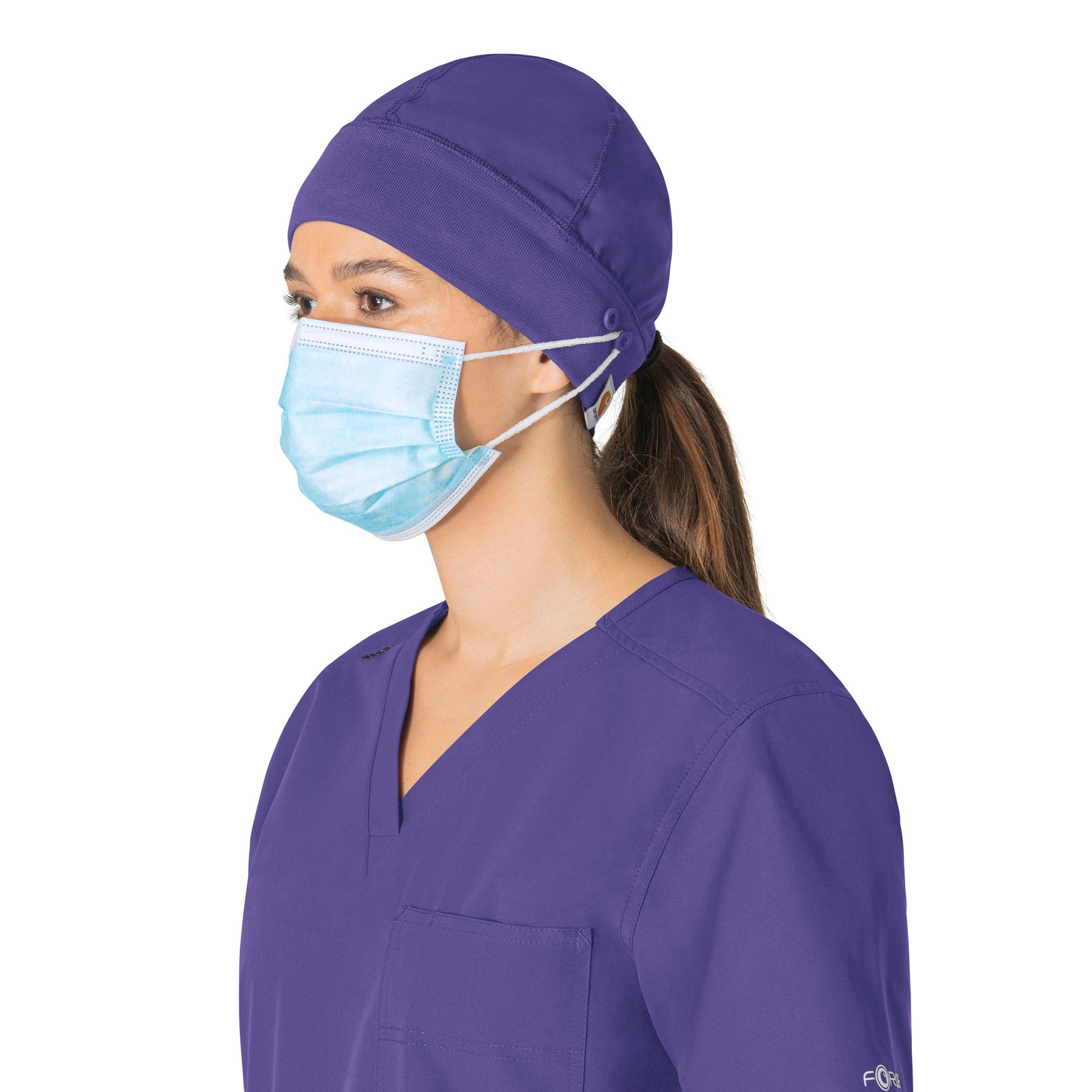 Carhartt Force Essentials Unisex Beanie Scrub Cap - Grape