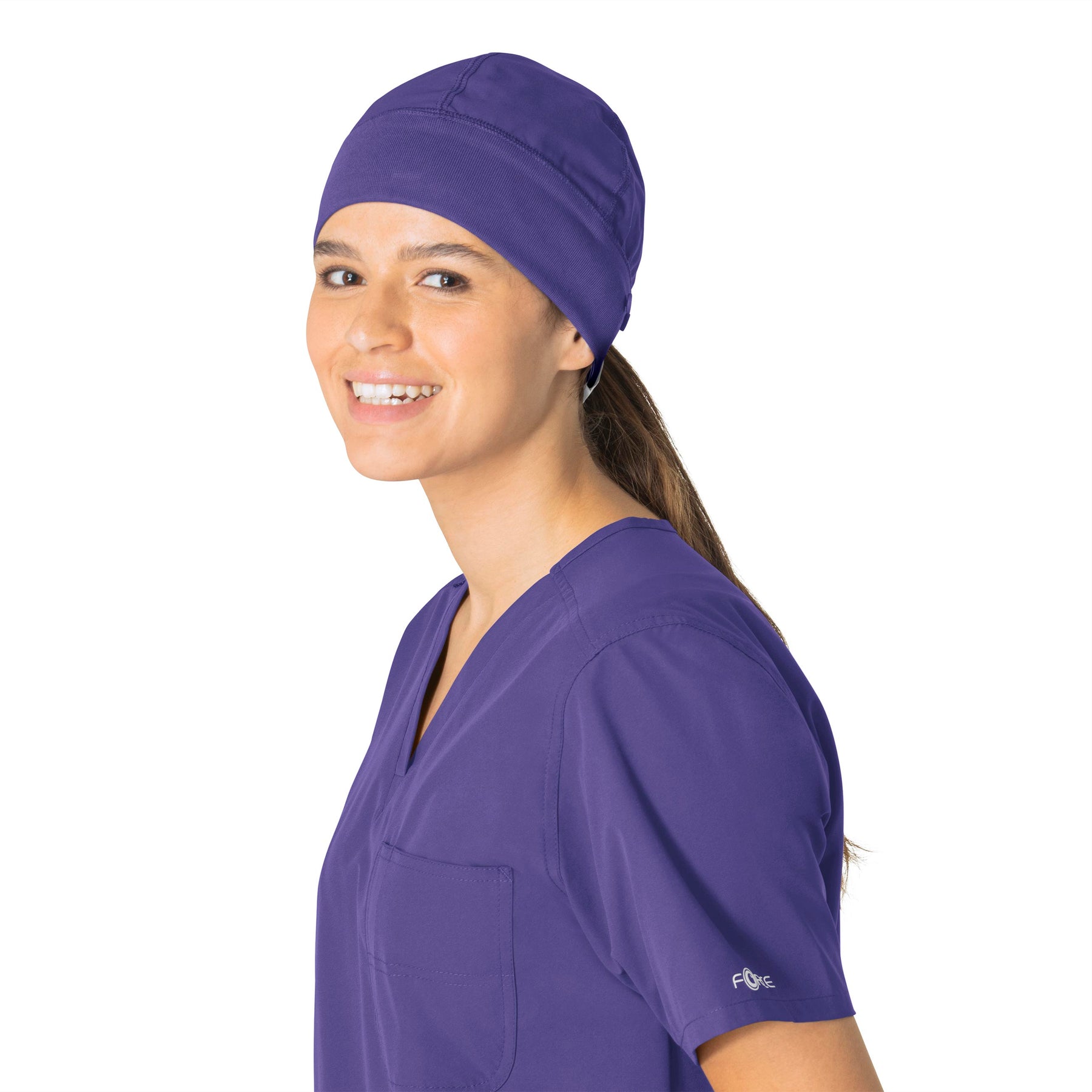 Carhartt Force Essentials Unisex Beanie Scrub Cap - Grape