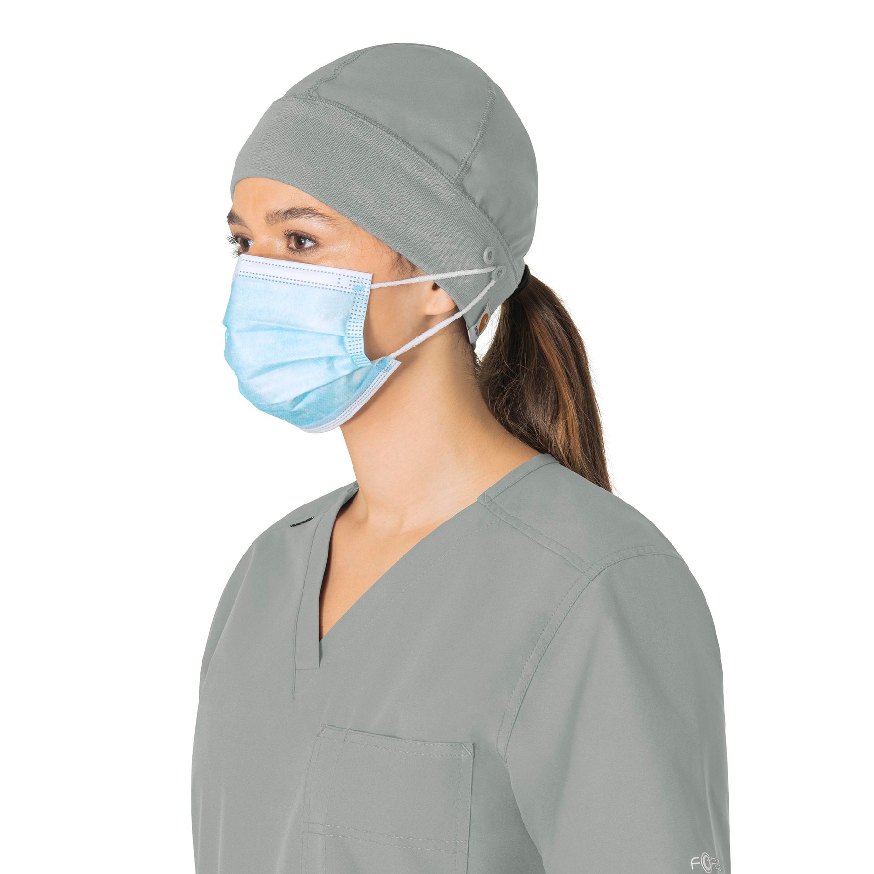 Carhartt Force Essentials Unisex Beanie Scrub Cap - Grey