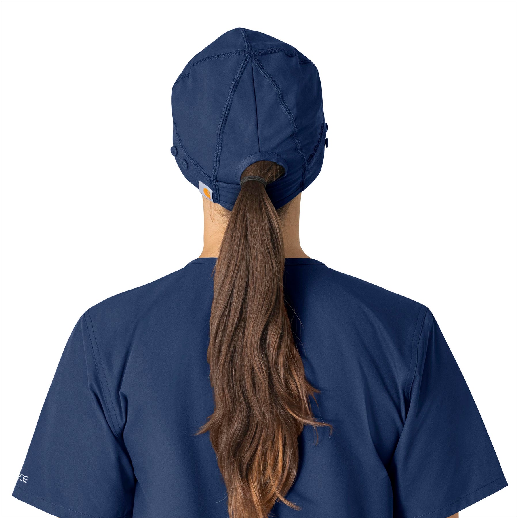 Force Essentials Unisex Beanie Scrub Cap Navy back view