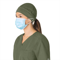 Force Essentials Unisex Beanie Scrub Cap Olive full scrub set