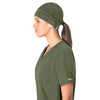 Force Essentials Unisex Beanie Scrub Cap Olive side detail 1