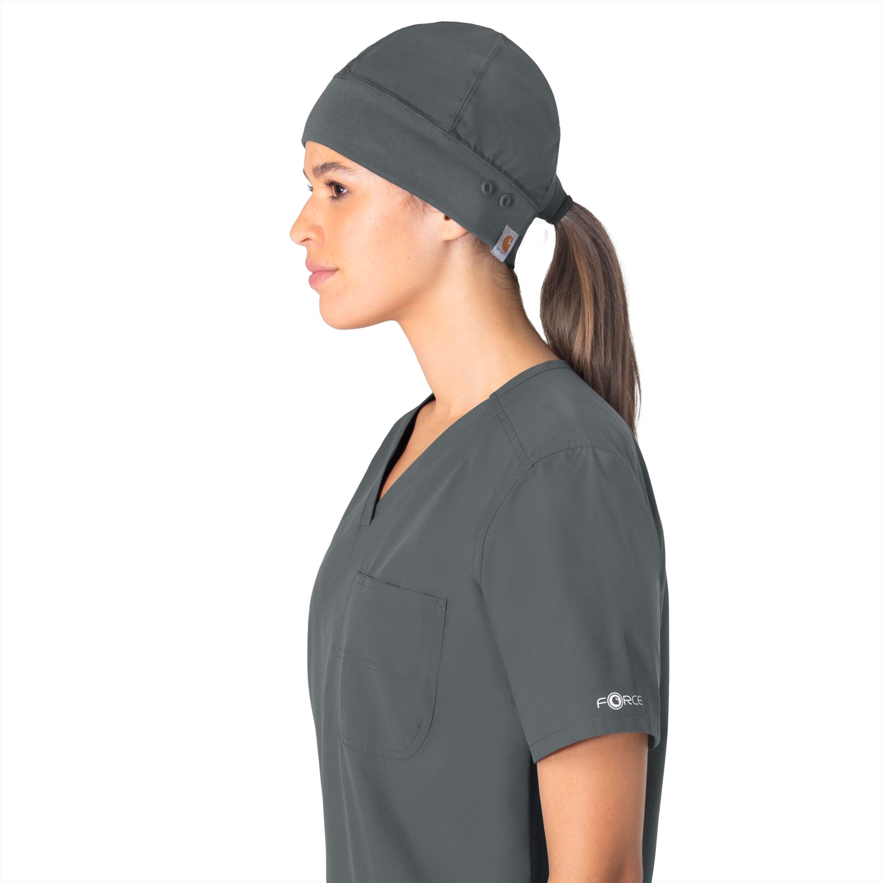 Force Essentials Unisex Beanie Scrub Cap Pewter