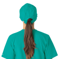 Force Essentials Unisex Beanie Scrub Cap Teal Blue back view